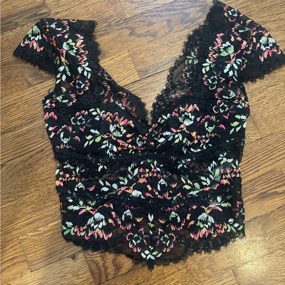 Free People Garden Party Lace Top